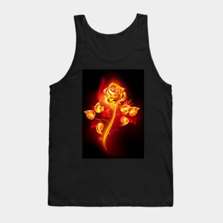 Fire Rose Tank Top